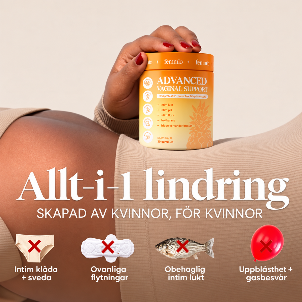 Femmio Balans – 4-i-1 intimgummies